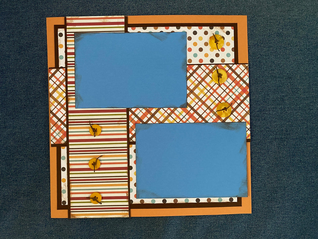 First Tooth 12x12 Scrapbook Layout Kit