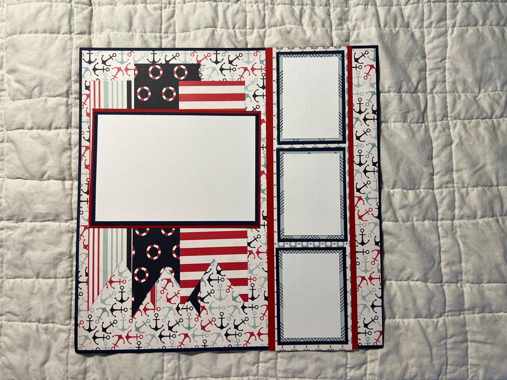 Crusin' Along 12x12 Scrapbook Layout