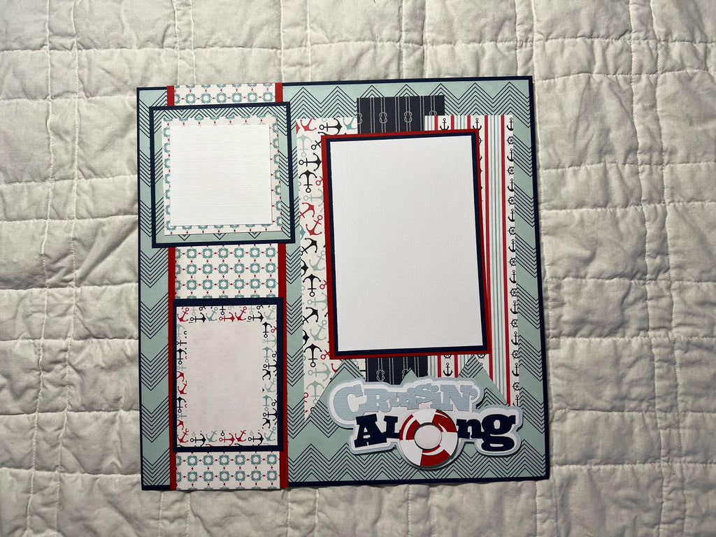 Crusin' Along 12x12 Scrapbook Layout