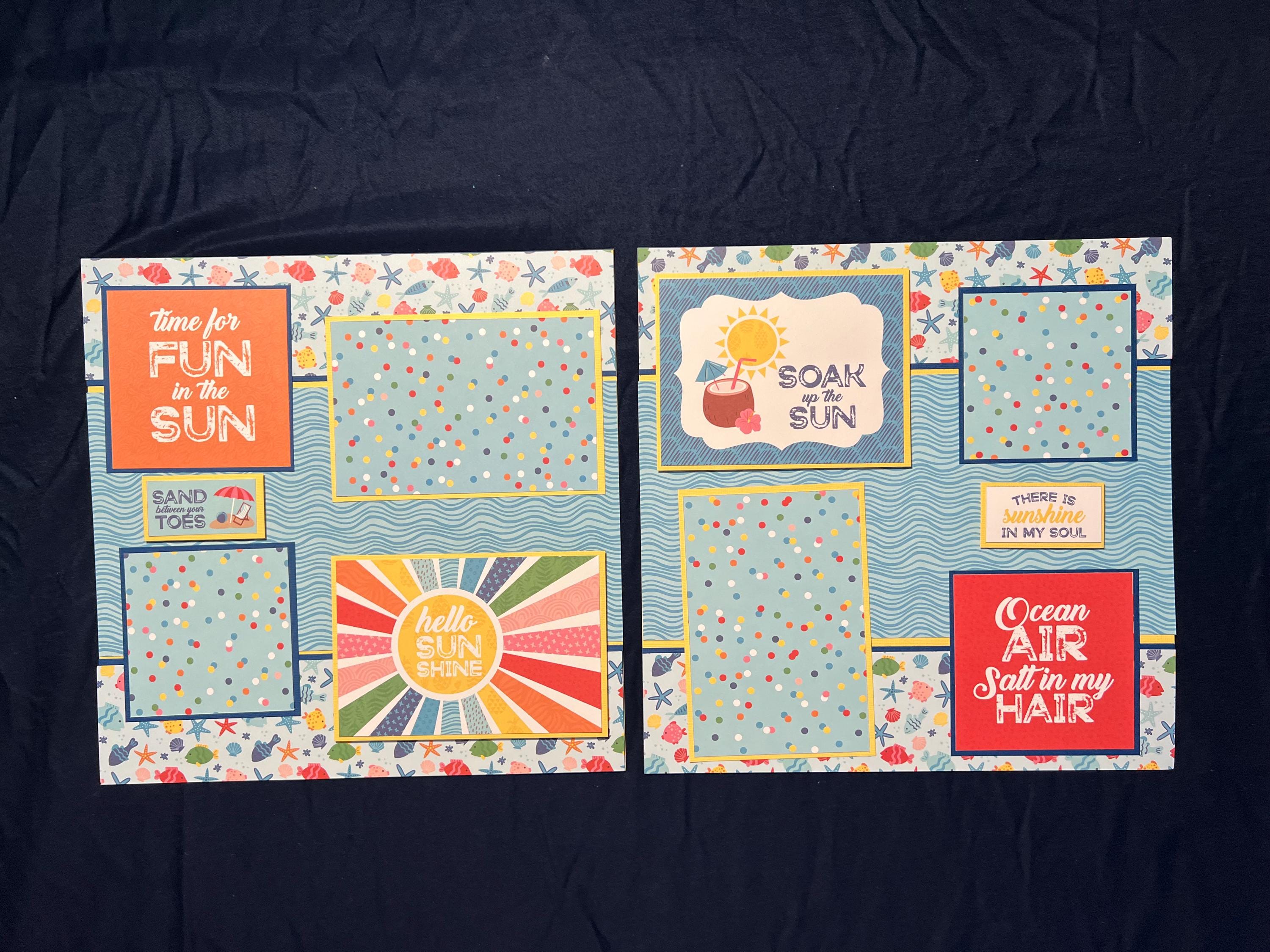 Hello Sunshine 12x12 Scrapbook Layout