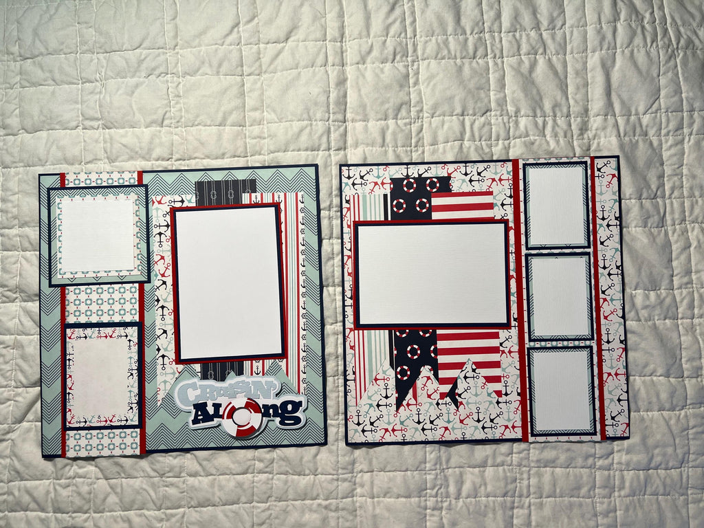 Crusin' Along 12x12 Scrapbook Layout