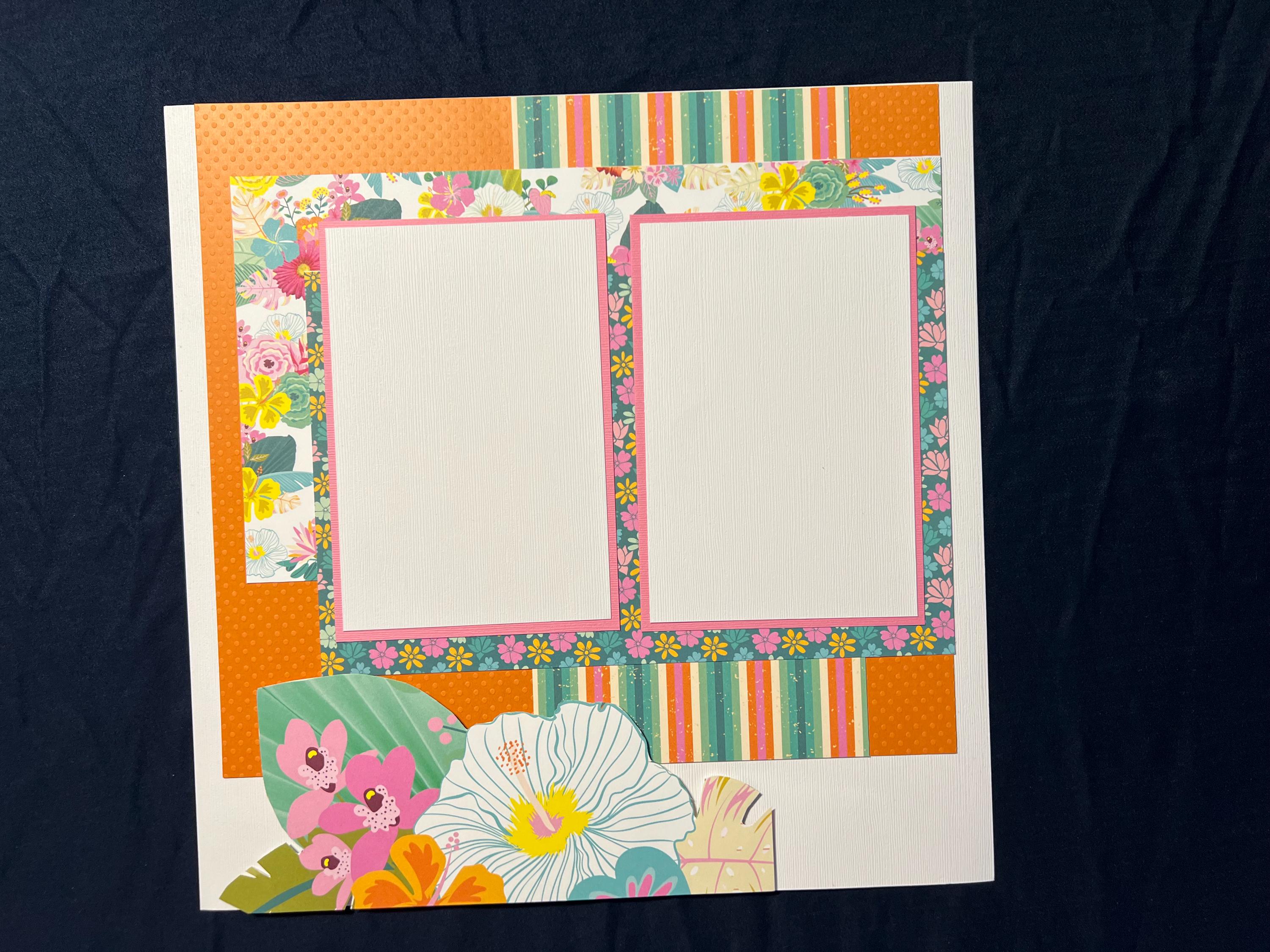 Paradise 12x12 Scrapbook Layout