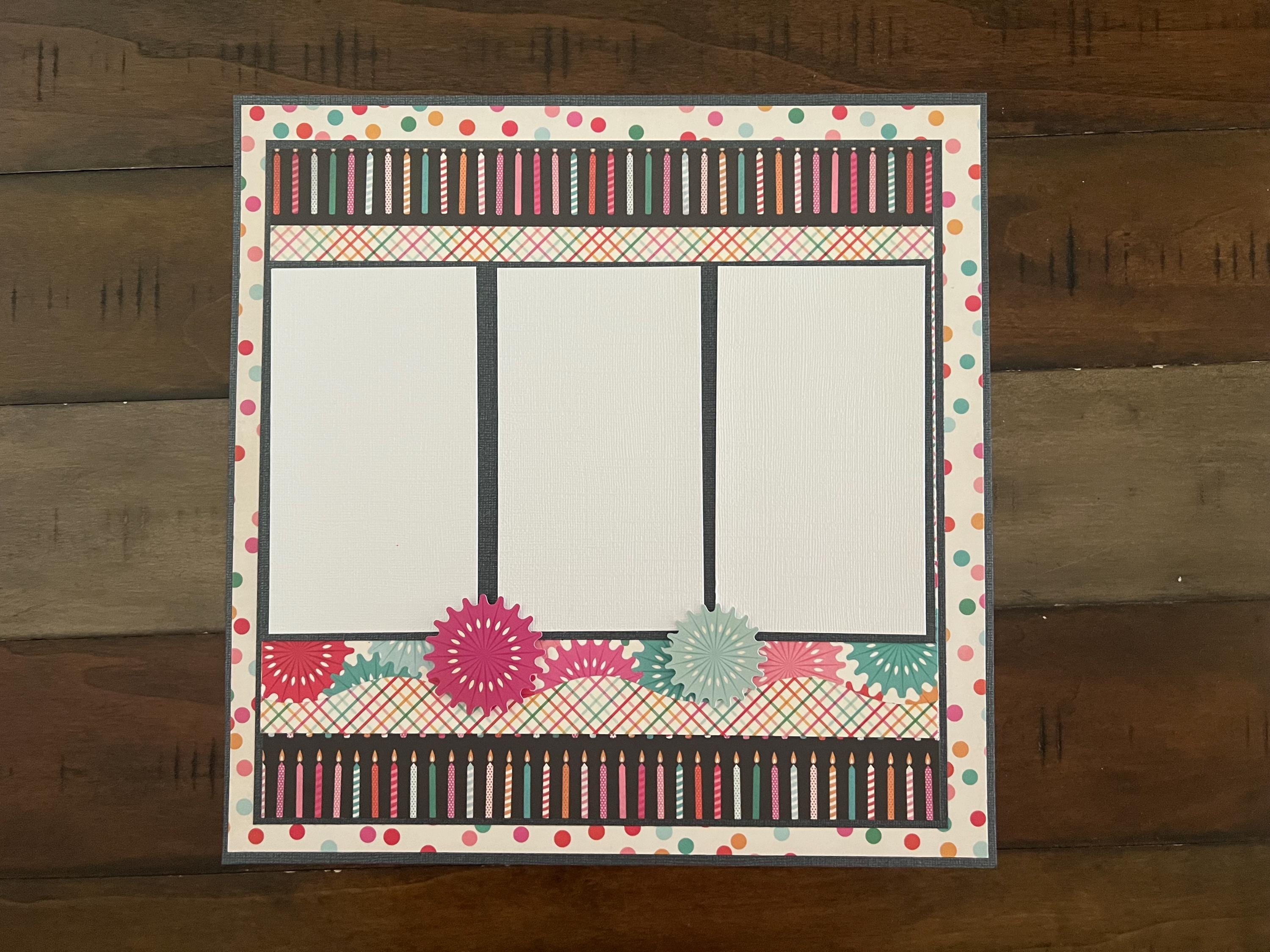 Let's Eat Cake 12x12 Scrapbook Layout Kit