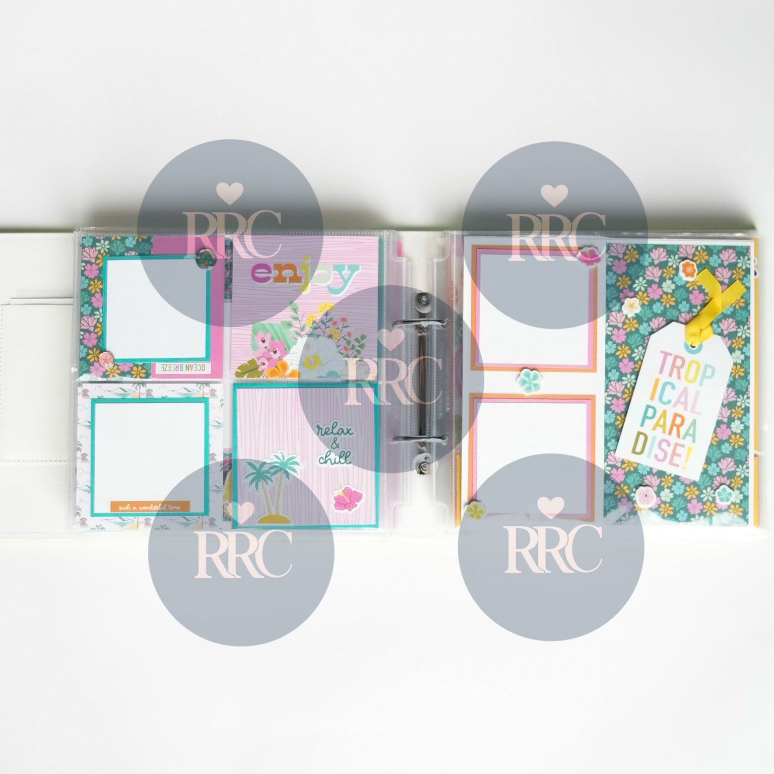 Tropical Getaway 8x8 Scrapbook Album
