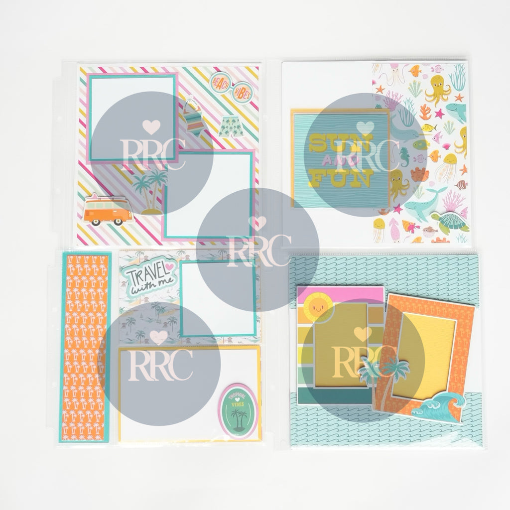 Tropical Getaway 8x8 Scrapbook Album