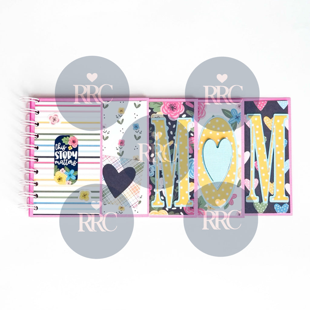 Mom/Grandma Mini Photo Book Blue Verison